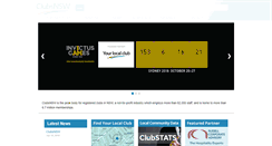 Desktop Screenshot of clubsnsw.com.au